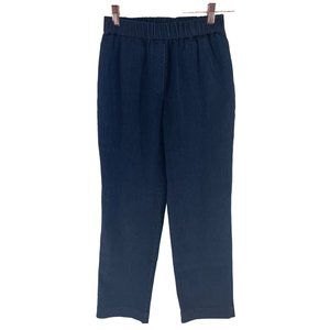 Montserrat New York Women's Size XS Denim Straight Leg Elastic Waist Band